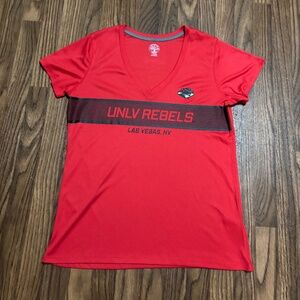 Rivalry Threads * UNLV Running Rebels Woman V Neck Shirt * Size Medium.